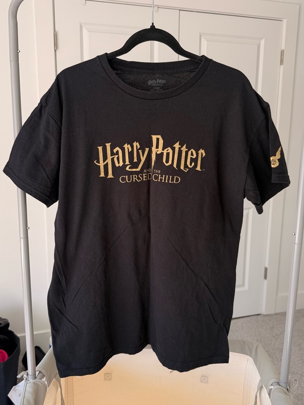 Official Broadway Merch Black Adult Harry Potter and the Cursed Child Tee